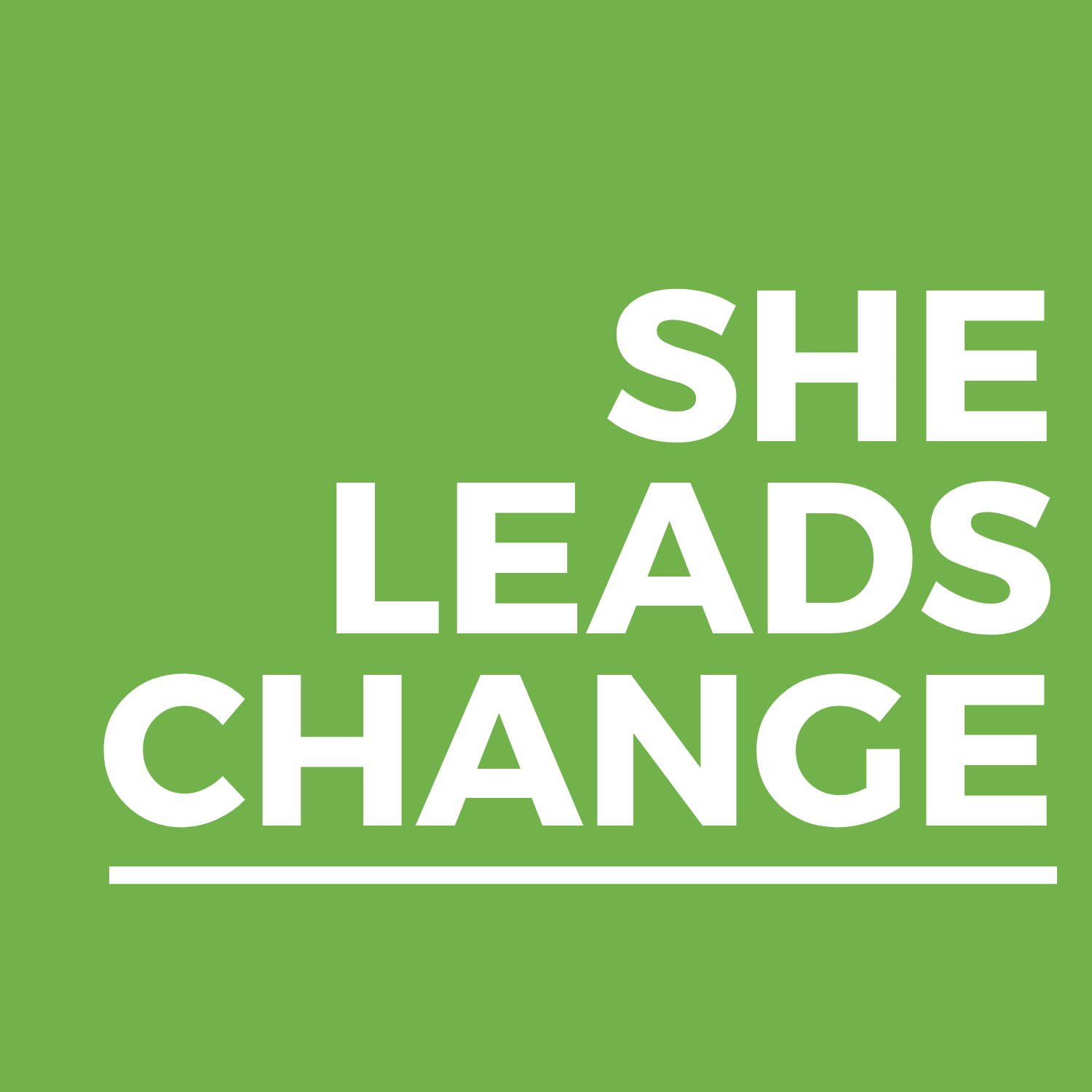 She Leads Change